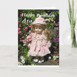 Happy Birthday ava Karte