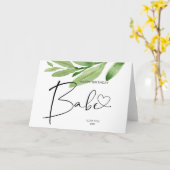 Happy Birthday Babe Geschenk Romantische Karte für (Gelbe Blume)