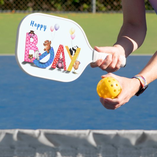 Happy Birthday Baby Bears Party Pickleball Paddel Pickleball Schläger (InSitu)