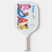 Happy Birthday Baby Bears Party Pickleball Paddel Pickleball Schläger (Vorderseite)