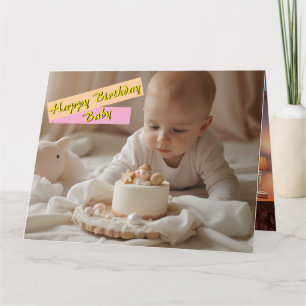 Happy Birthday Baby Card - Digital Karte