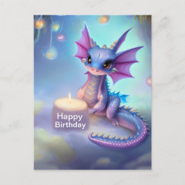 Happy Birthday Baby Dragon Postkarte
