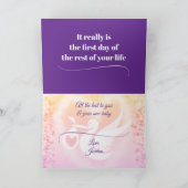 Happy Birthday Baby Faltkarte Karte (Innenseite)