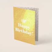 Happy Birthday Baby Foil Card Folienkarte (Vorderseite)