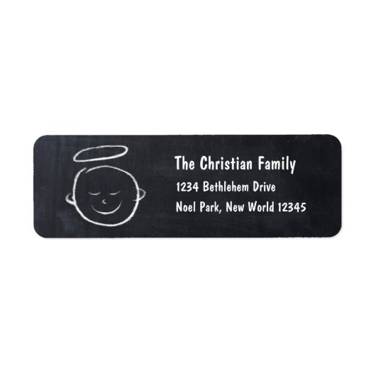 Happy Birthday Baby Jesus - Chalkboard Chalk (Vorne)