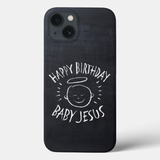 Happy Birthday Baby Jesus - Chalkboard iPod Case-M Case-Mate iPhone Hülle (Rückseite)