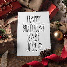 Happy Birthday Baby Jesus lustige Weihnachten