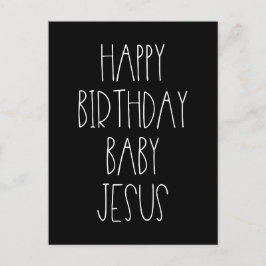 Happy Birthday Baby Jesus lustige Weihnachten Postkarte
