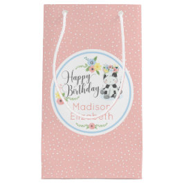 Happy Birthday Baby Kuh Floral Calf Custom Kleine Geschenktüte