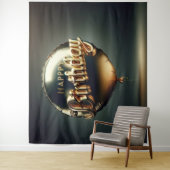 Happy Birthday Backdrop Wandteppich (Beispiel)