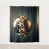 Happy Birthday Backdrop Wandteppich (Vorderseite)