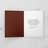 Happy Birthday Backgammon Chocolate Cake Karte (Innenseite)