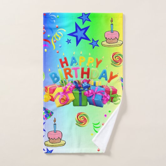 Happy Birthday Bad Handtuch Sets (Handtuch)