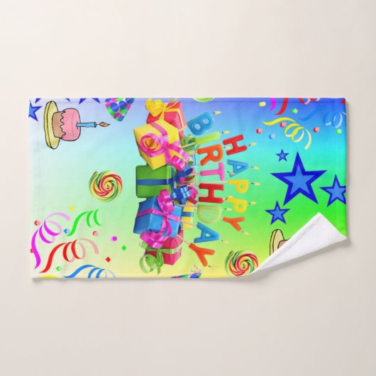Happy Birthday Bad Handtuch Sets (Handtuch)