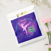 Happy Birthday Ballerina Galaxy Personalisiert Geschenktütchen (Versiegelt)