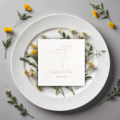 Happy Birthday Ballerina Servietten Mit Folie