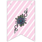 Happy Birthday Ballet Shoe Blume Wimpelkette (Erste Fahne)