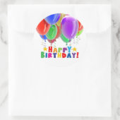 Happy Birthday Ballon Stickers und Umschlag Aufkle (Tasche)