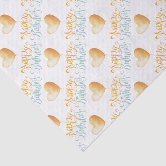 Happy Birthday Balloon Seidenpapier (Ausschnitt)