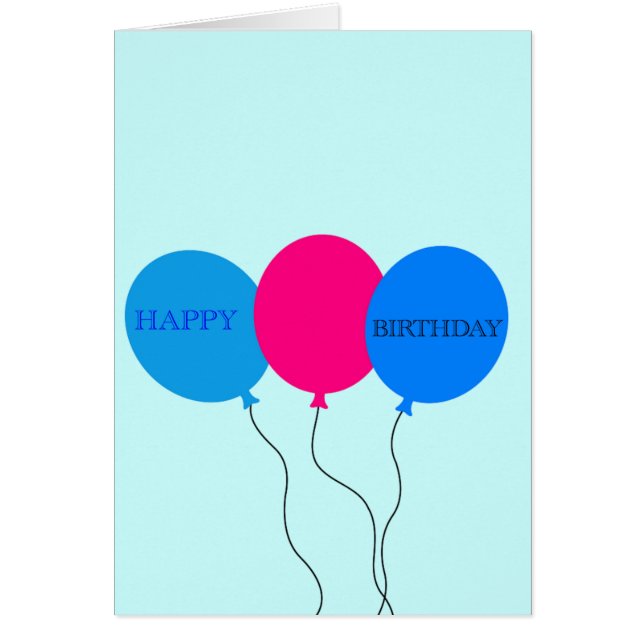 Happy Birthday Balloons (Vorne)