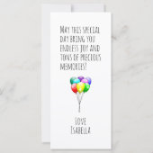 Happy Birthday Balloons (Rückseite)