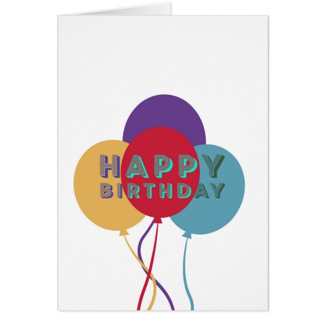 Happy Birthday Balloons (Vorne)