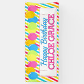 Happy Birthday Balloons Banner (Vertikal)