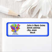 Happy Birthday Balloons (Blue Trim) (Insitu)