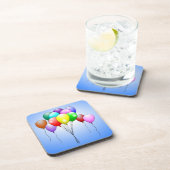 Happy Birthday Balloons Cork Untersetzer (Rechte Seite)