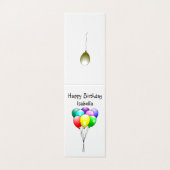 Happy Birthday Balloons Faltkarte (Außenseite Aufgefaltet)