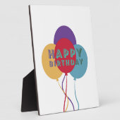 Happy Birthday Balloons Fotoplatte (Seite)