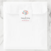 Happy Birthday Balloons Gift Stickers / Labels (Tasche)