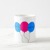 Happy Birthday Balloons Kaffeetasse (Mittel)