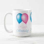 Happy Birthday Balloons Kaffeetasse (Links)