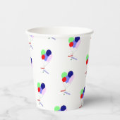 Happy Birthday Balloons  Pappbecher (Vorderseite)