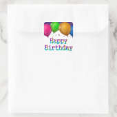 Happy Birthday Balloons Sticker (Tasche)