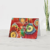 Happy Birthday Balloons (Tochter) Karte (Rückseite)