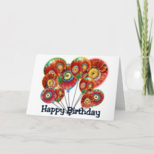 Happy Birthday Balloons (Tochter) Karte