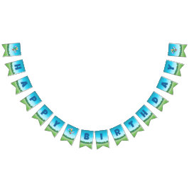 Happy Birthday Balloons Wimpelkette