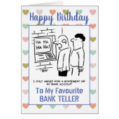 Happy Birthday Bank Teller (Vorne)