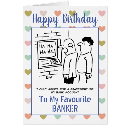 Happy Birthday Banker (Vorne)