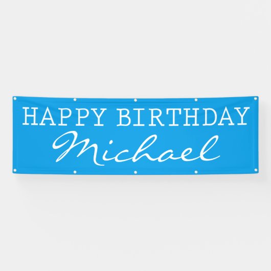 HAPPY BIRTHDAY BANNER (Horizontal)