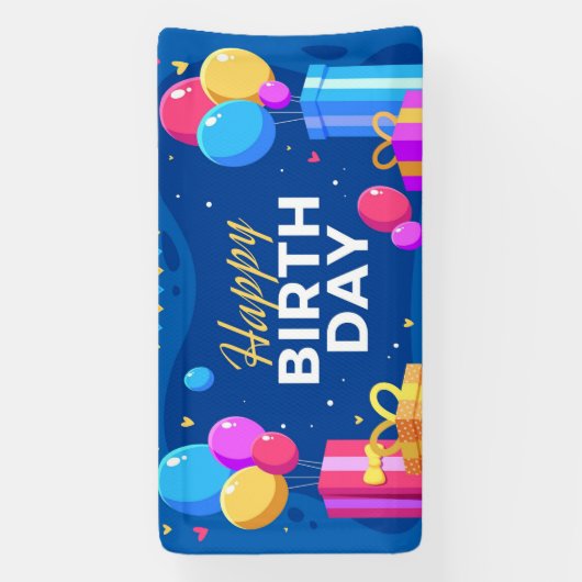 Happy Birthday Banner (Vertikal)