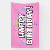 Happy Birthday Banner (Vertikal)