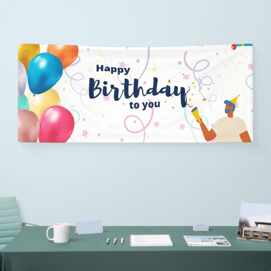 Happy Birthday Banner (Messe)