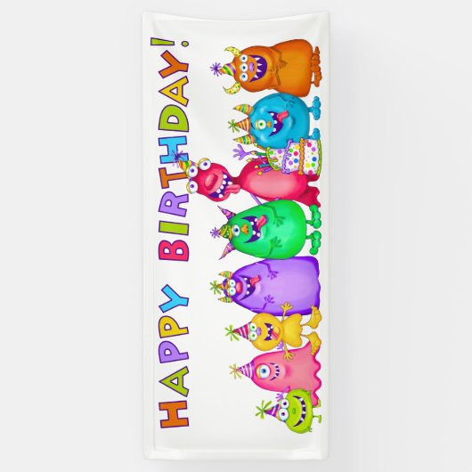 Happy Birthday Banner (Vertikal)