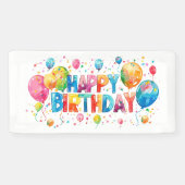 Happy Birthday Banner (Horizontal)