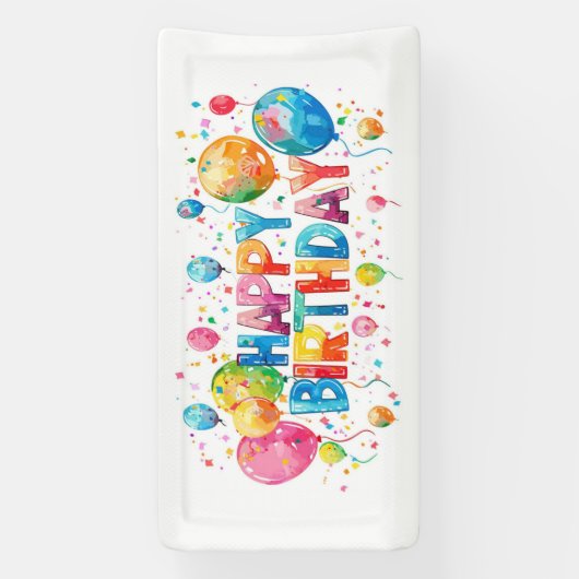 Happy Birthday Banner (Vertikal)