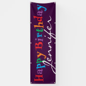 Happy Birthday Banner (Vertikal)