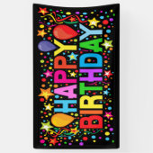 HAPPY BIRTHDAY BANNER (Vertikal)